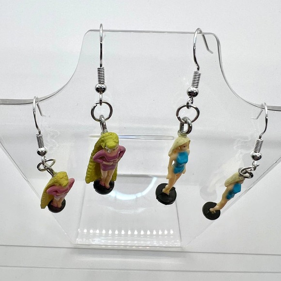 Barbie Earrings - Doll Earrings - Retro Toy Earrings - Barbie Accessories - Picture 7 of 11